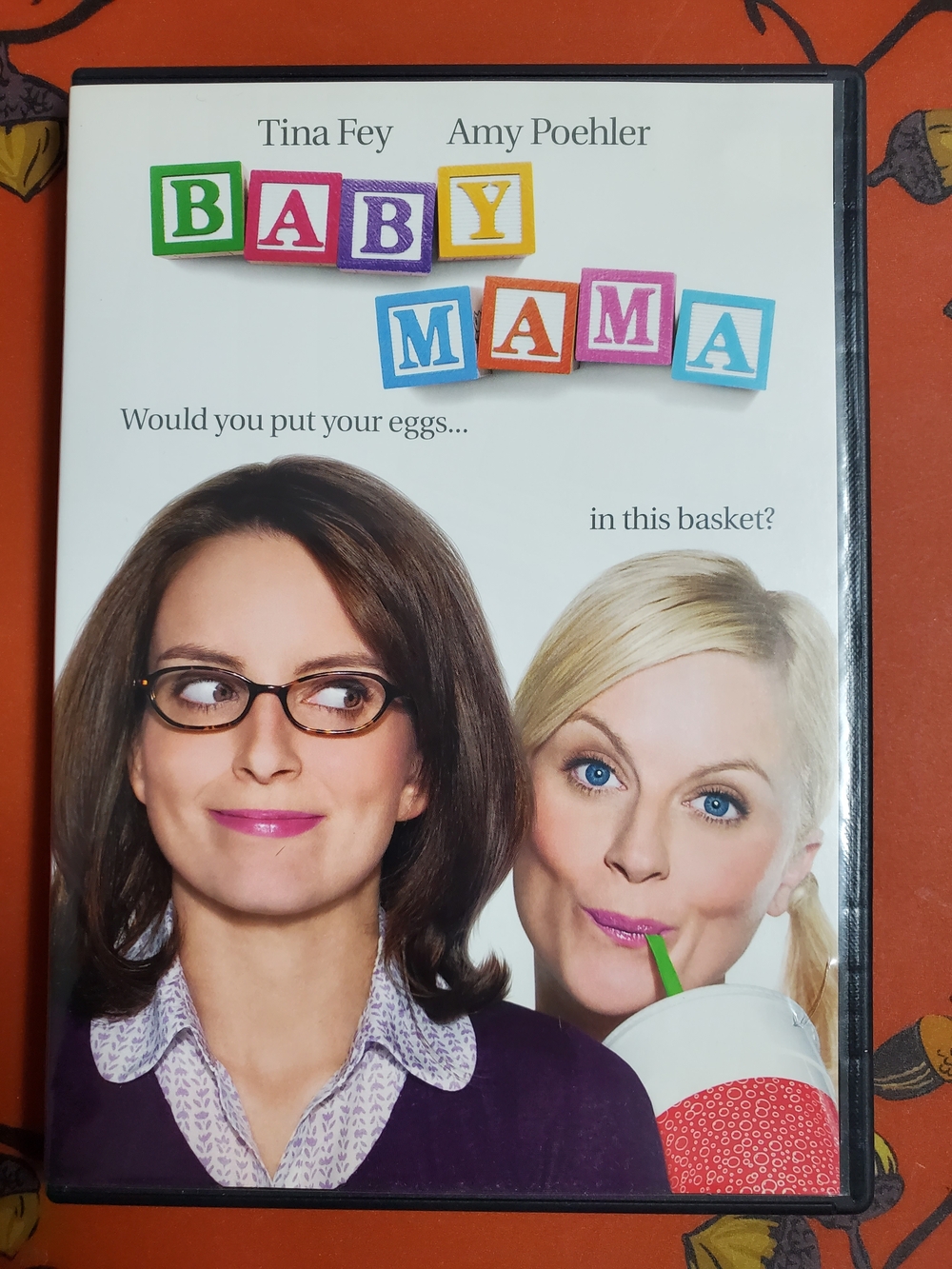 Baby Mama DVD — Tina Fey & Amy Poehler (White Cover)